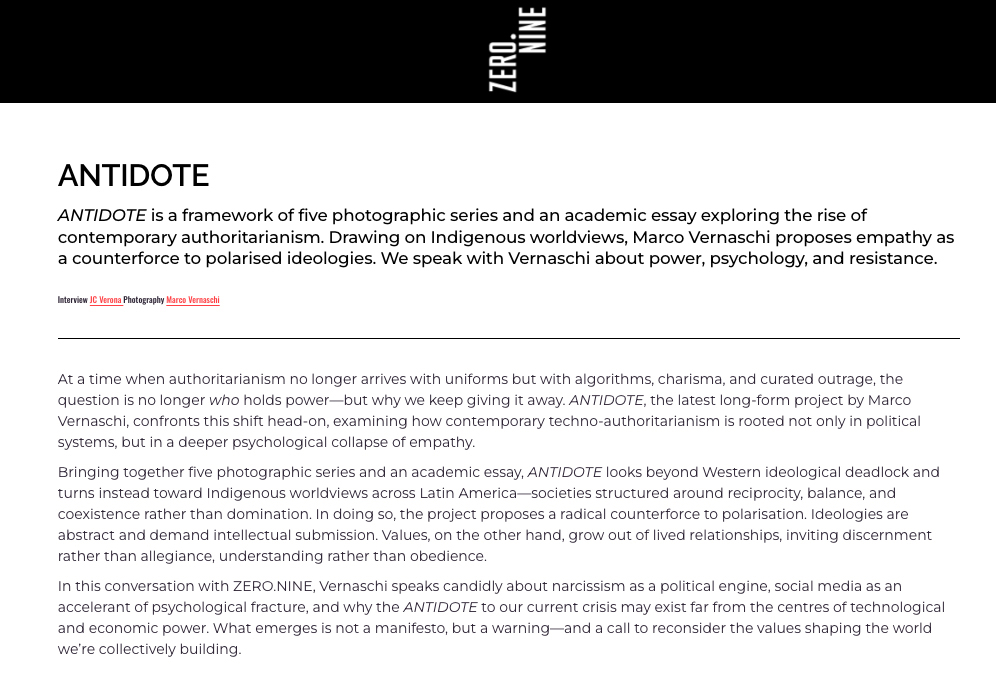 Marco Vernaschi_ANTIDOTE_Interview